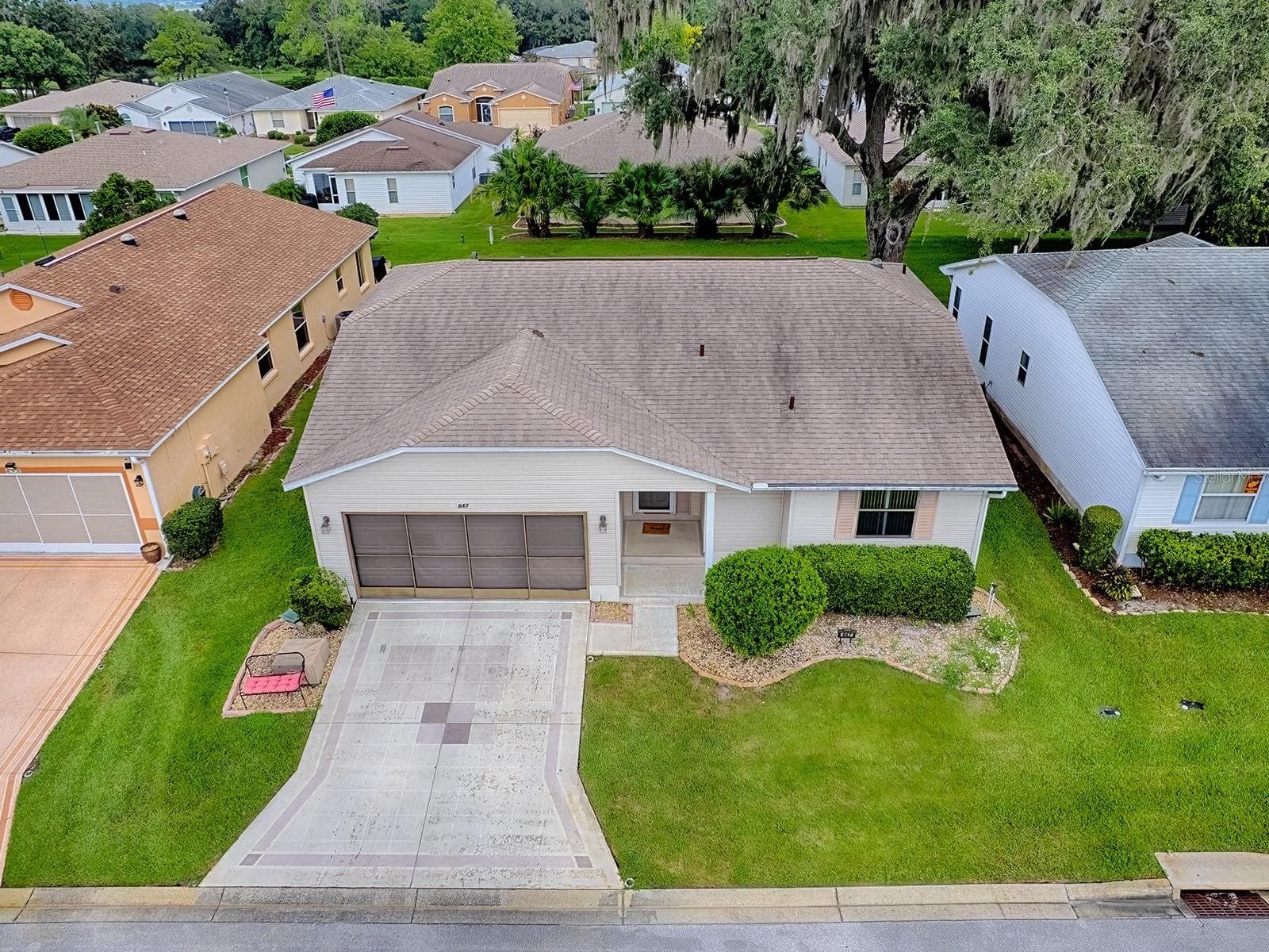 OVERHEAD VIEW - 647 TIMBERCREST DR, LEESBURG
