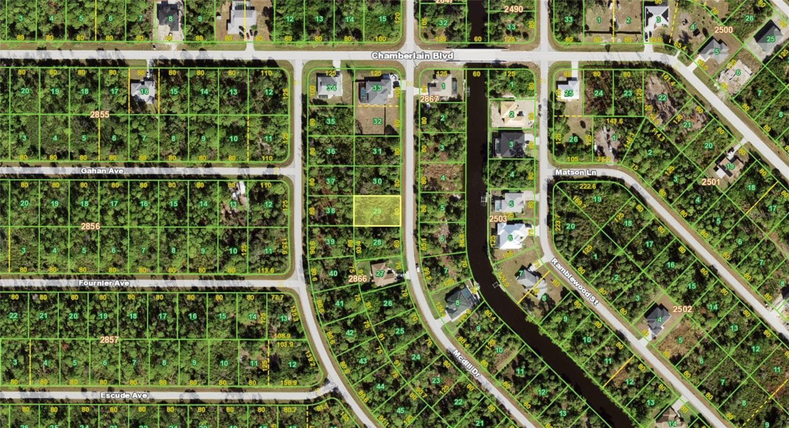 Land at 325 MCDILL DR, PORT CHARLOTTE, photo 3 of 3