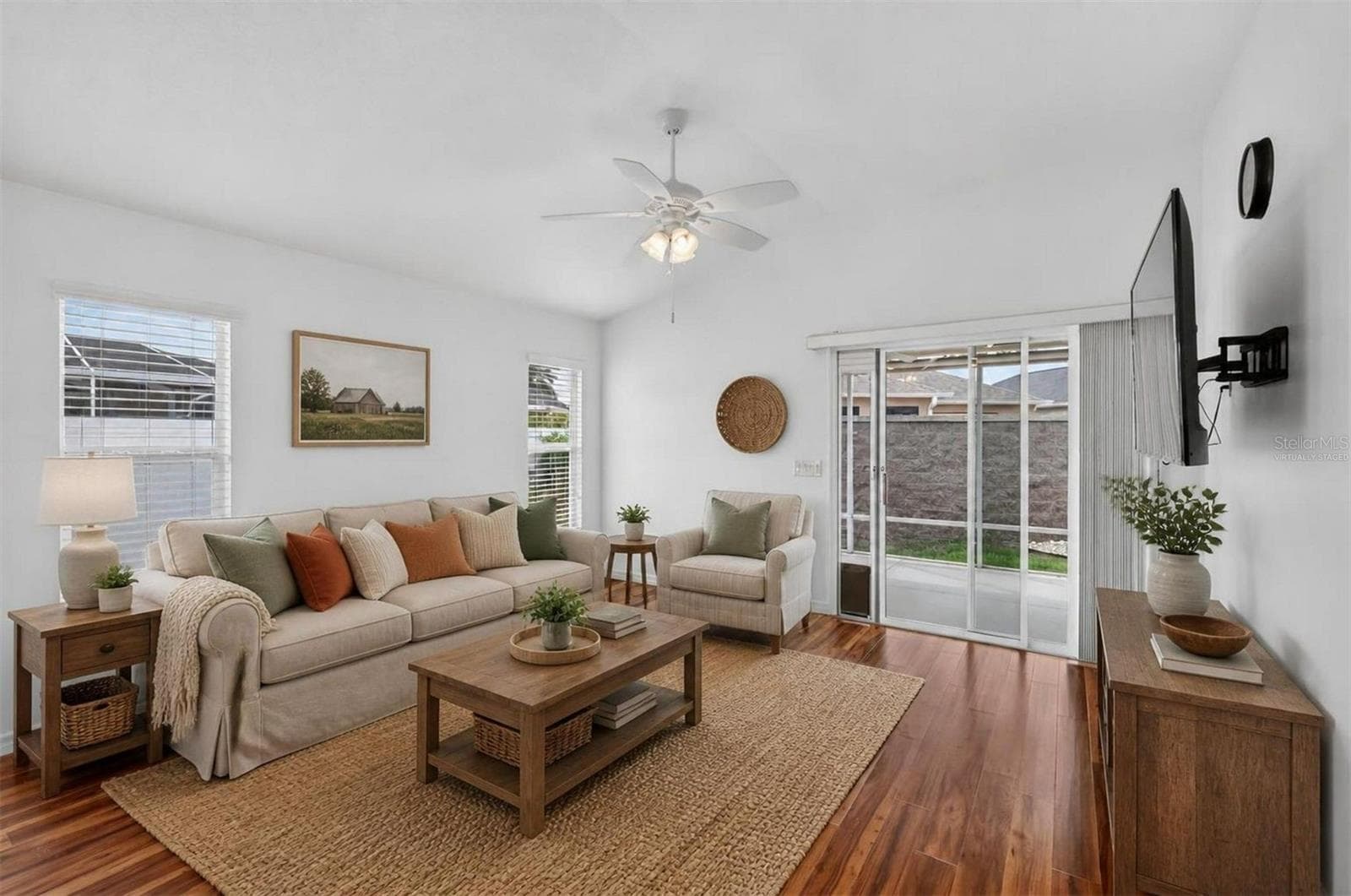 Living Room-Virtually Staged - 3056 EASTWOOD TER, THE VILLAGES