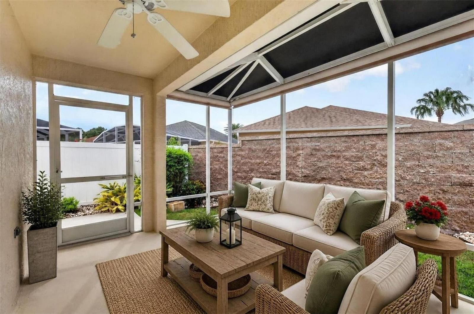 Lanai with Extended Birdcage-Virtually Staged - 3056 EASTWOOD TER, THE VILLAGES