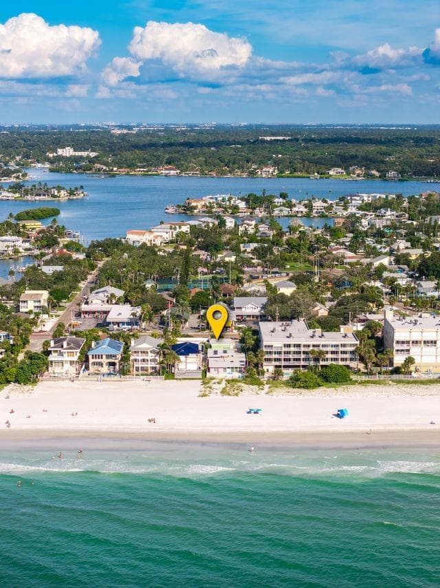 Looking east to Clearwater and Tampa - 1512 GULF BLVD, INDIAN ROCKS BEACH