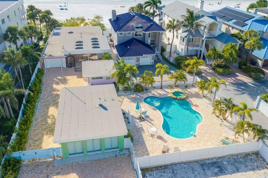 50 ft on Gulf side, 275 ft deep and 100 ft on Boulevard-offering approximately 1/2 acre. CT zoning allowing consideration for up to 13 units - 1512 GULF BLVD, INDIAN ROCKS BEACH