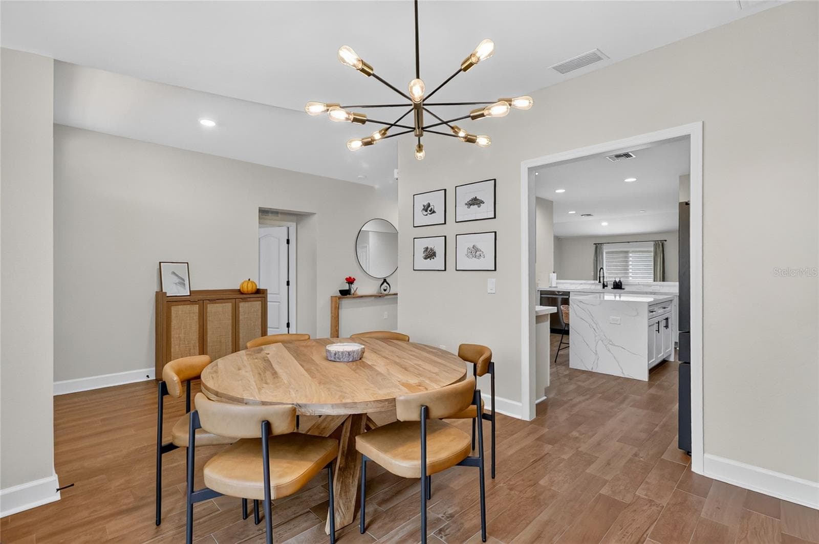Dining room is just off the kitchen - 5020 MOSS HAMMOCK TRL, SEBRING