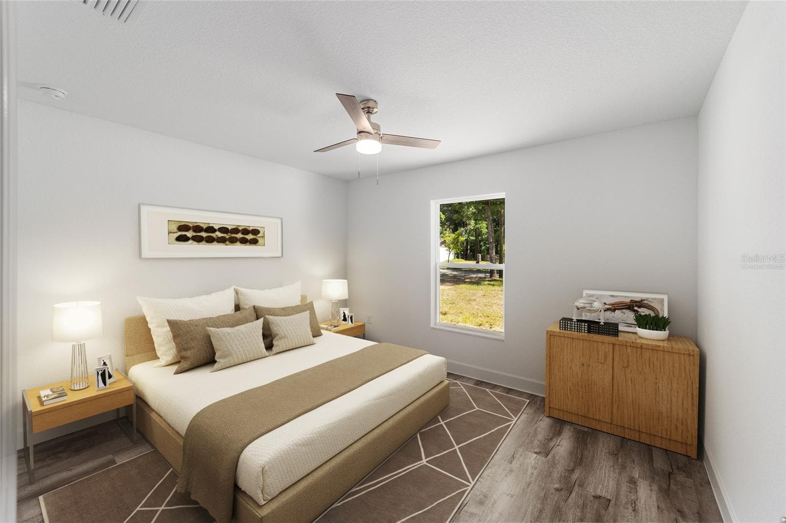 Model Home Second Bedroom Virtually Staged - 6501 NW 61ST LN, OCALA