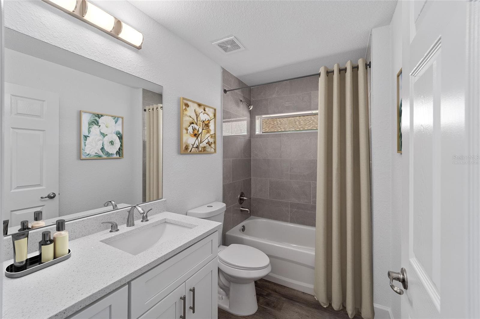 Model Home Second Bathroom Virtually Staged - 6501 NW 61ST LN, OCALA
