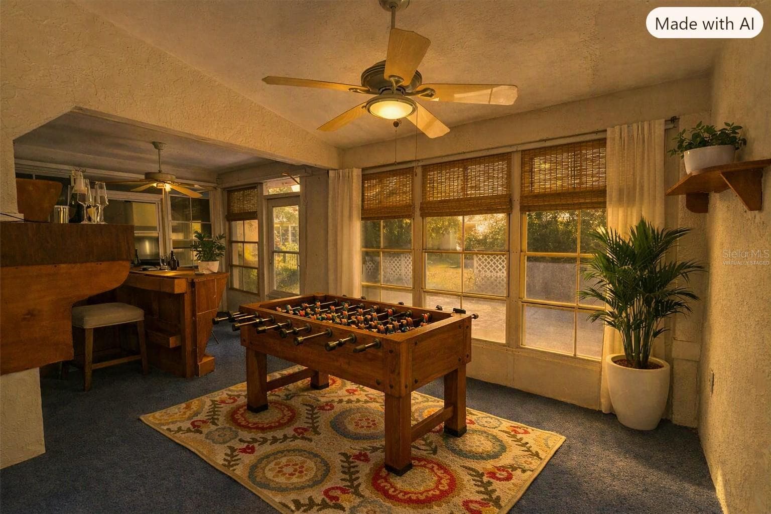 virtually staged-lanai - 10816 SW 83RD AVE, OCALA