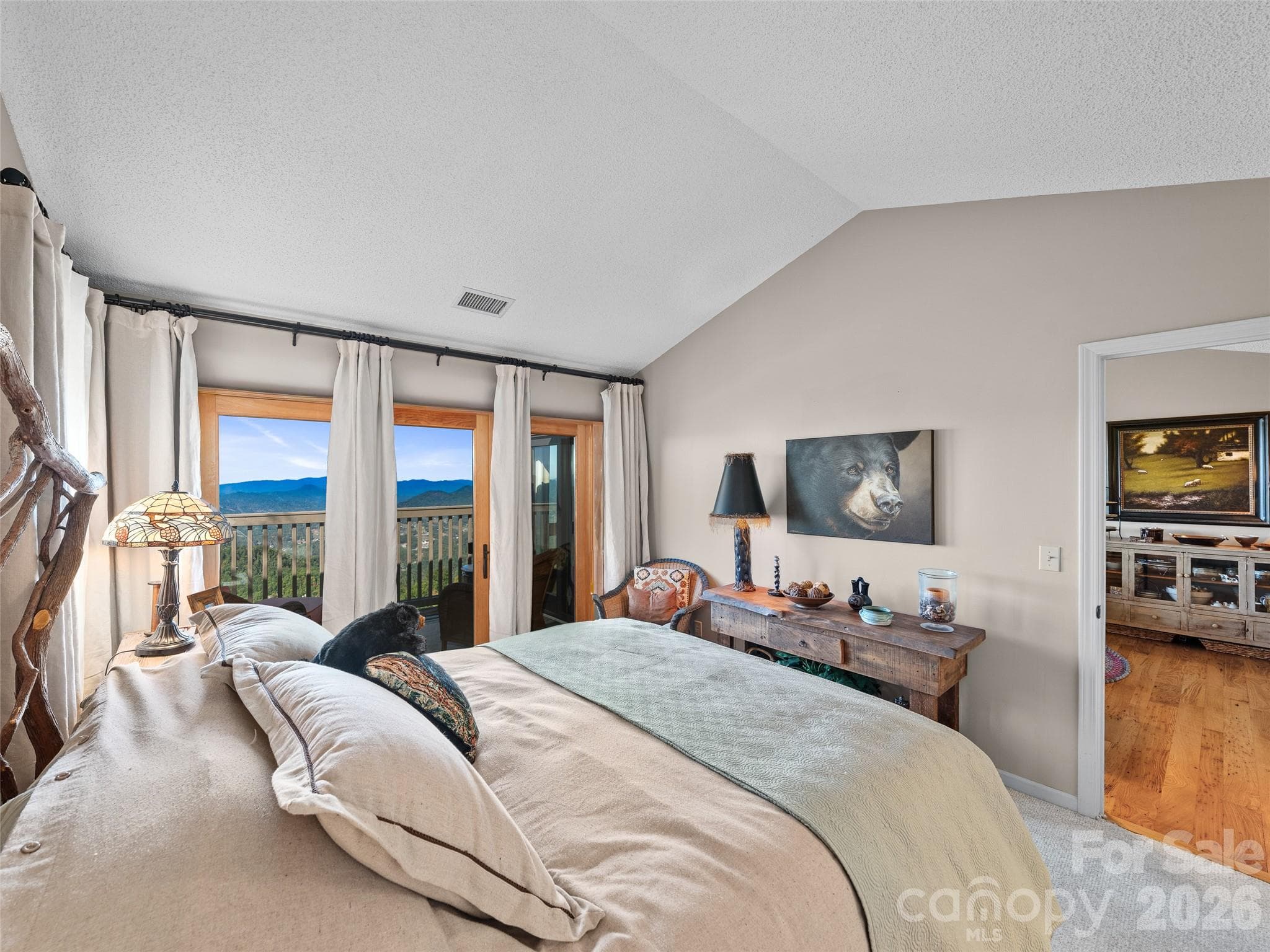 Primary Bdrm with private deck - 80 Slickrock Road, Burnsville