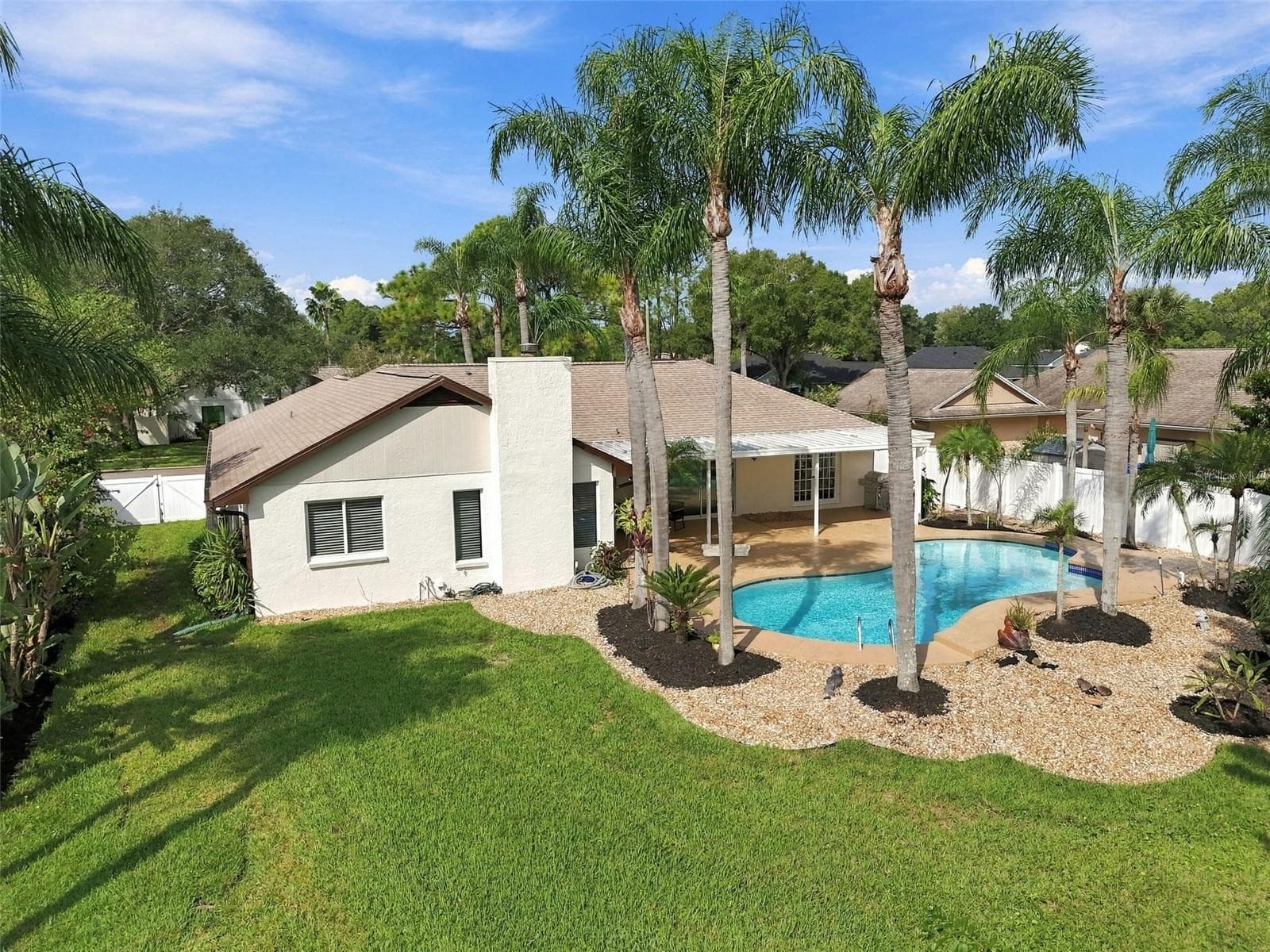 Back Yard Arial - 15113 ALEXIS DR, TAMPA