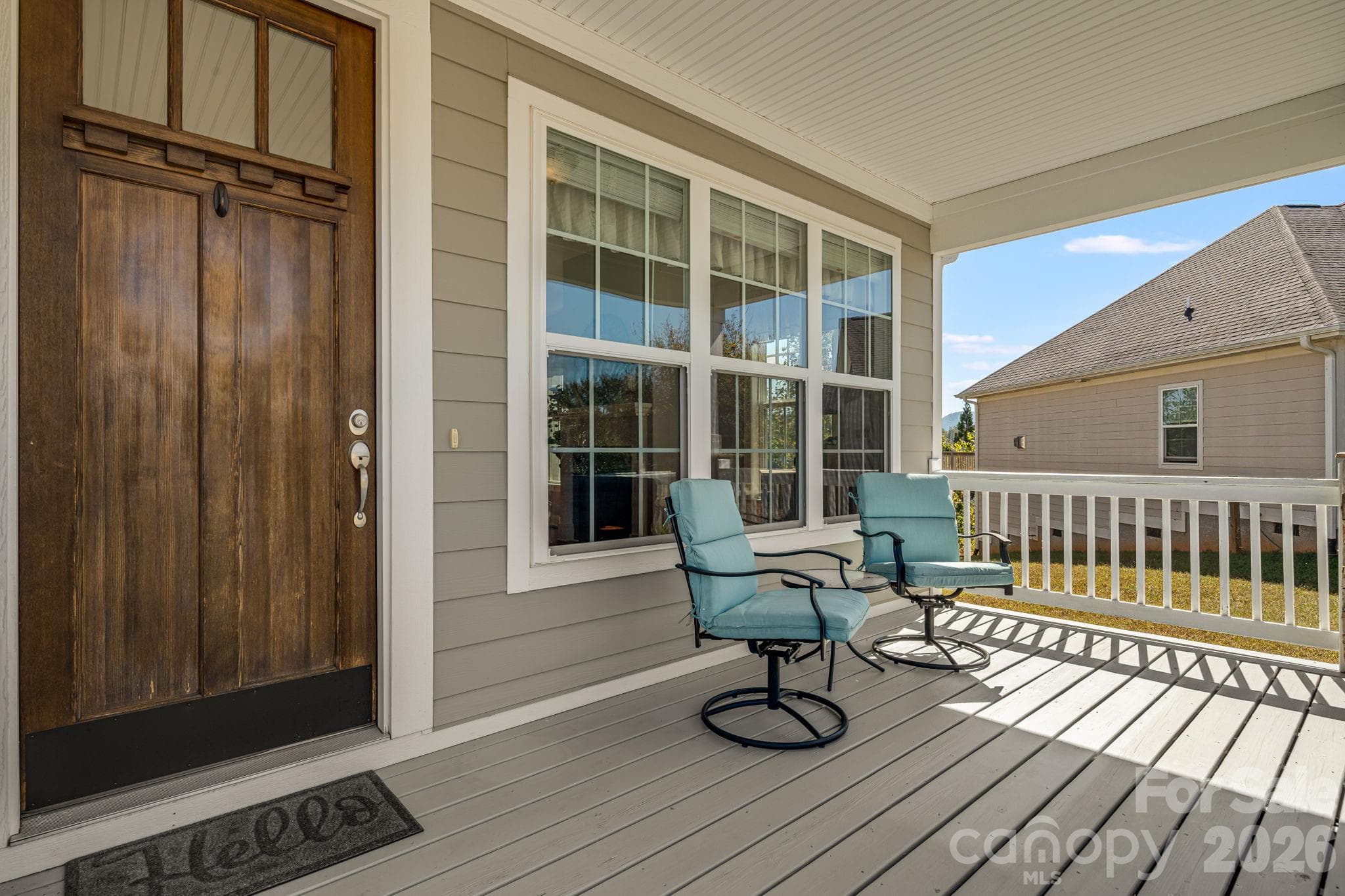 Covered Front Porch - 76 Rose Creek Road, Leicester