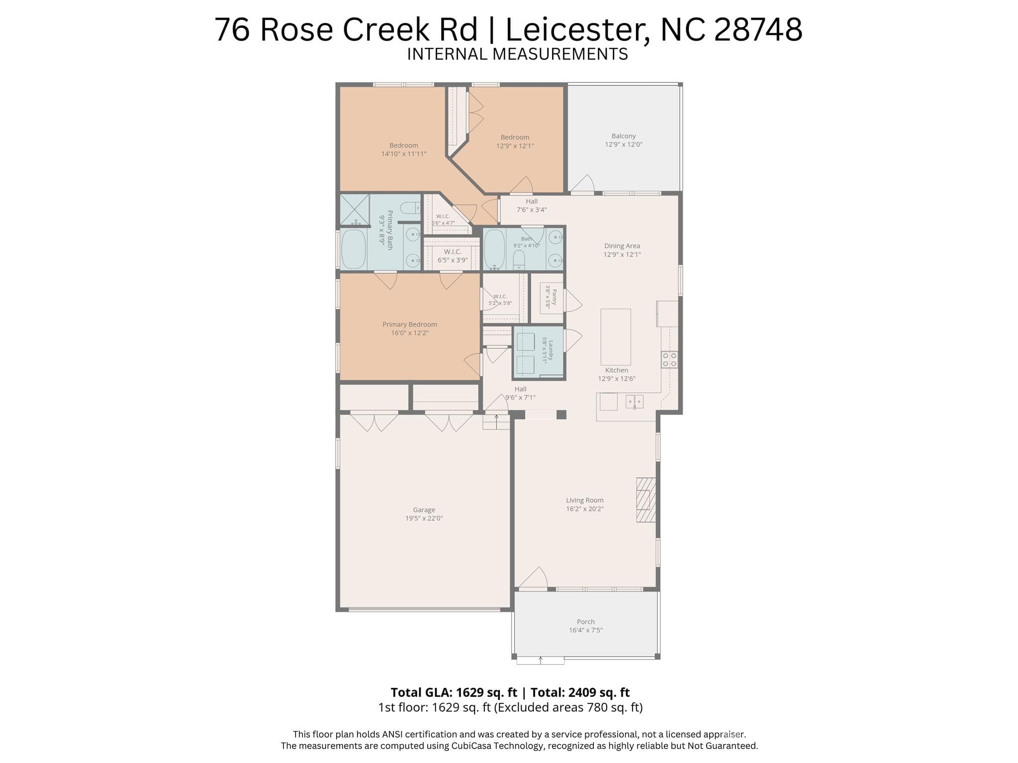 Floorplan - 76 Rose Creek Road, Leicester