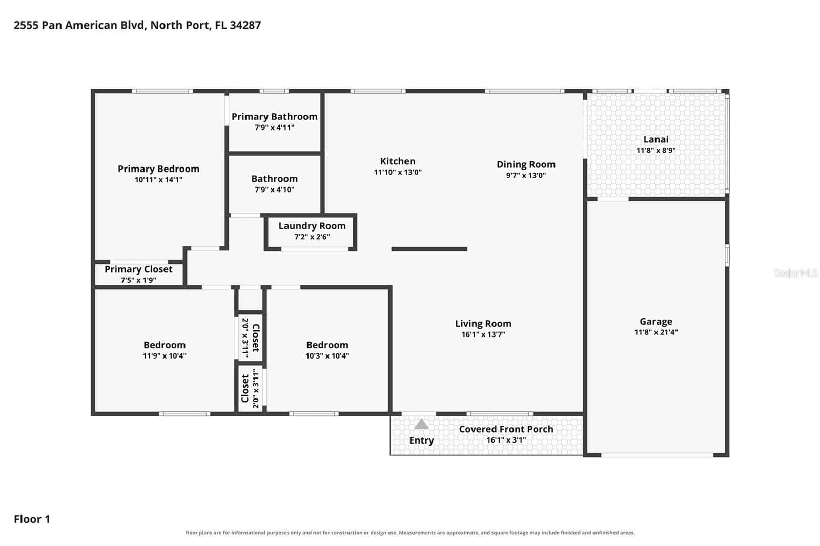 Single Family Residence at 2555 PAN AMERICAN BLVD, NORTH PORT, photo 37 of 41