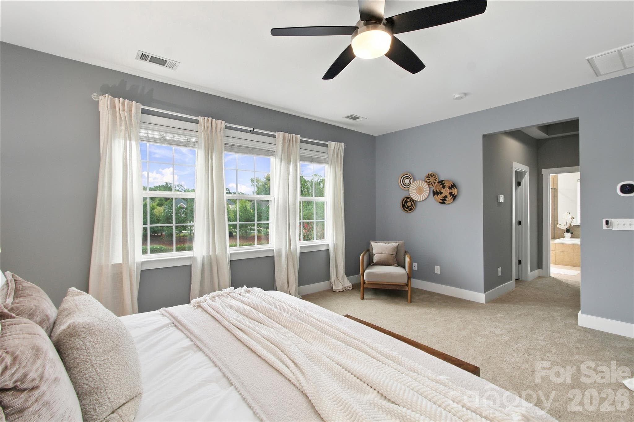 Primary Bedroom - 11926 Grey Partridge Drive, Charlotte