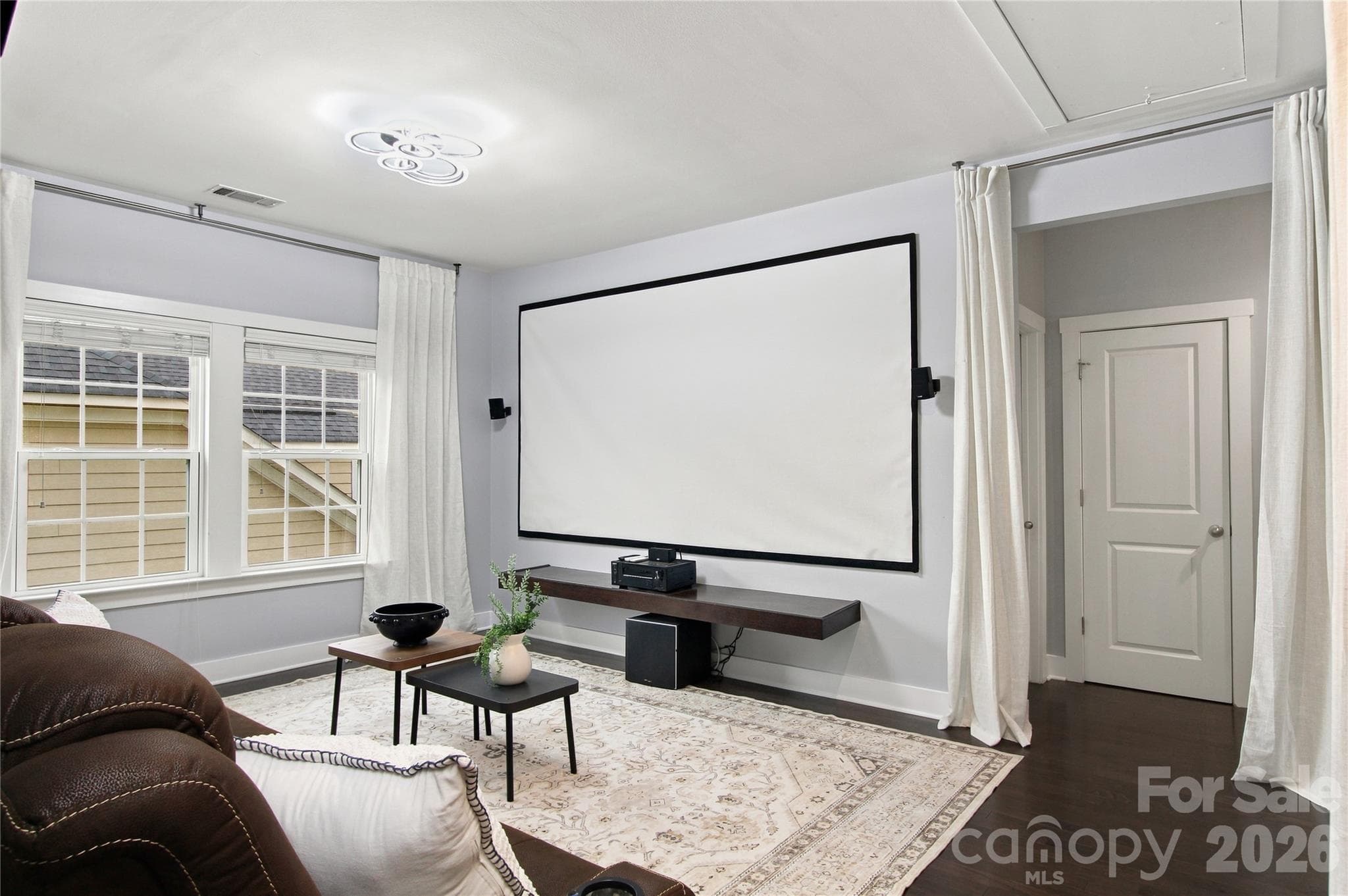 Theater room - 11926 Grey Partridge Drive, Charlotte