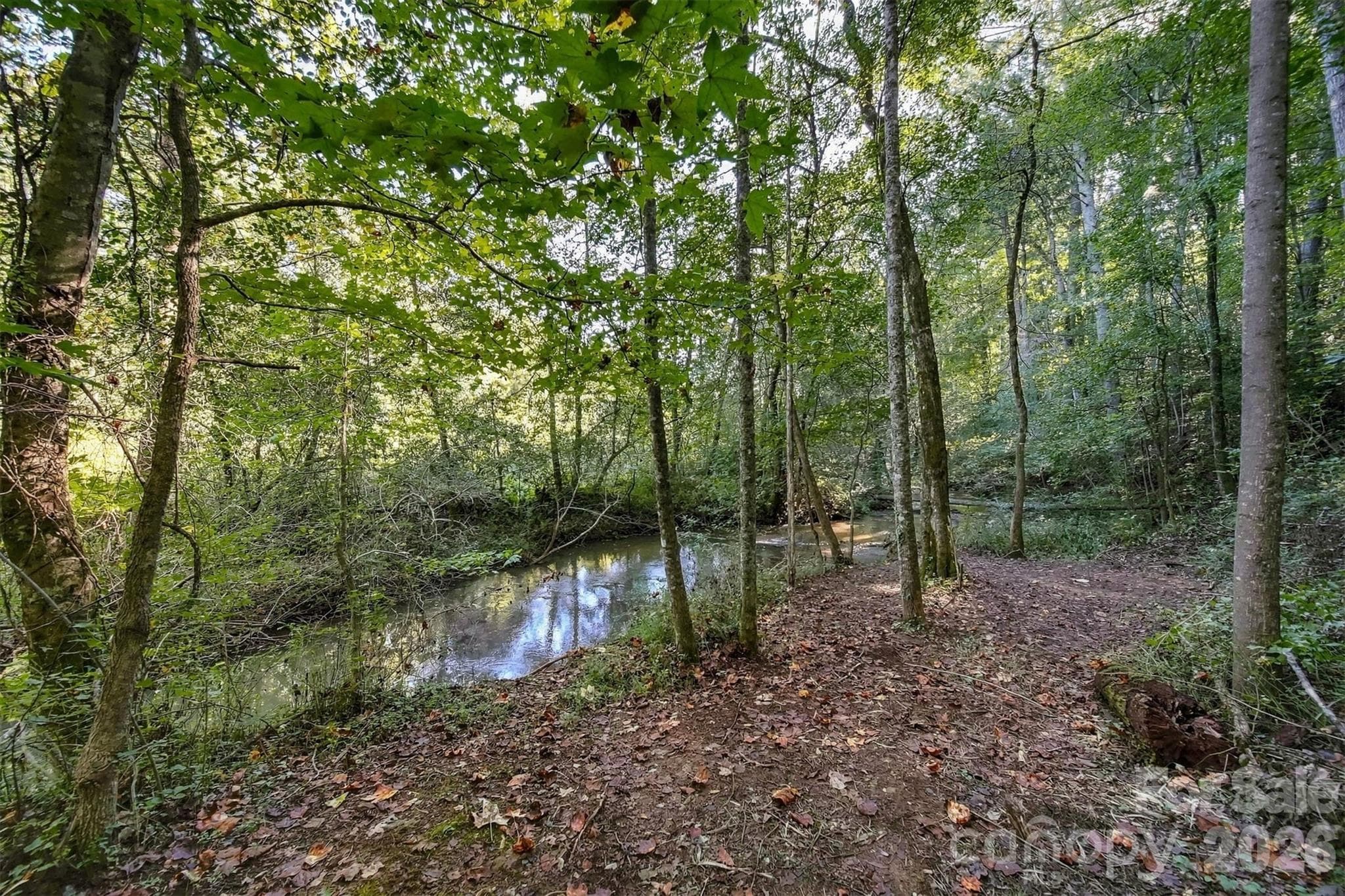 Creek at the back of the property - 3330 Shamrock Heights, Hudson