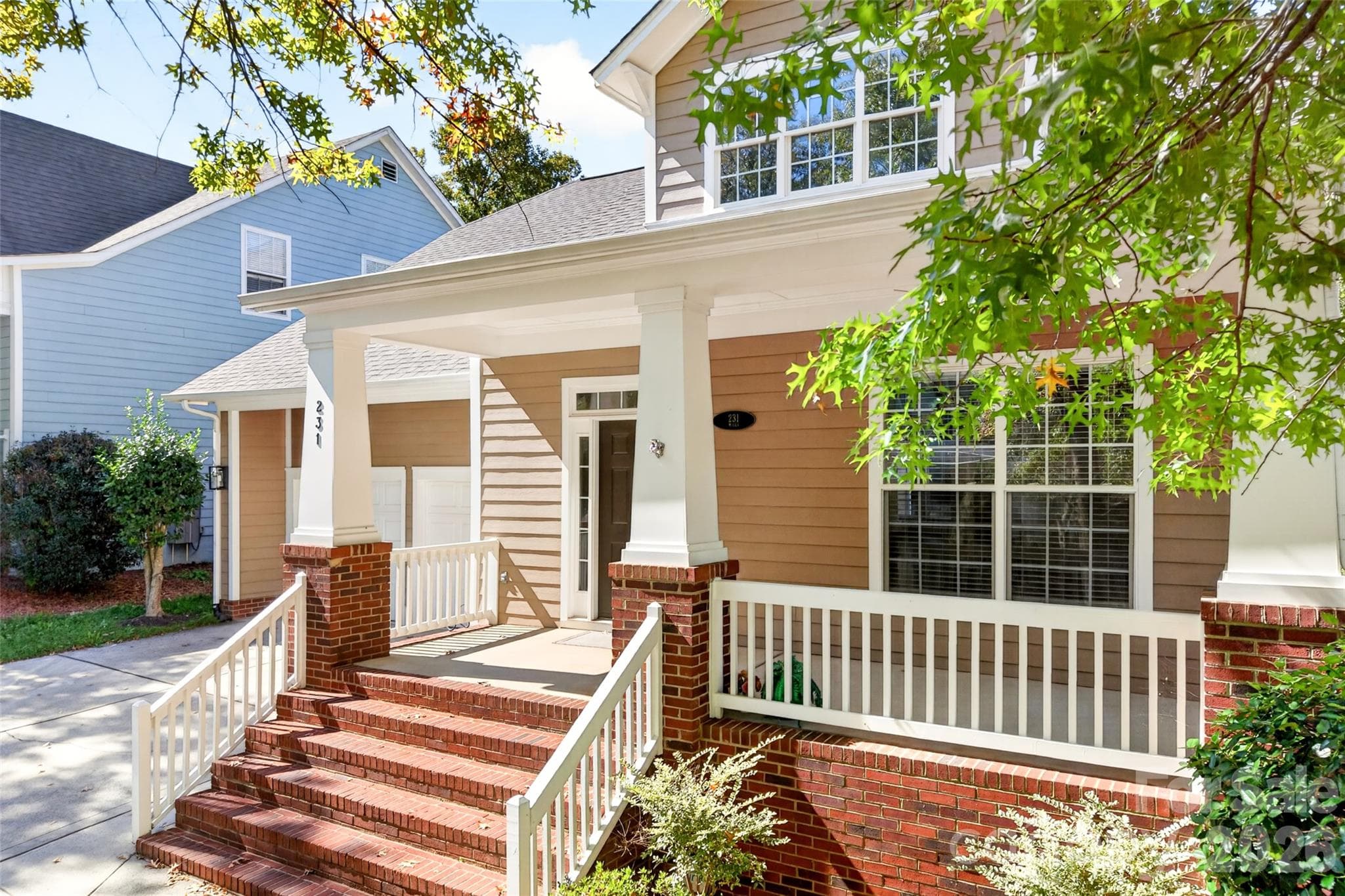 Entry stairs - 231 Fairview Lane, Davidson