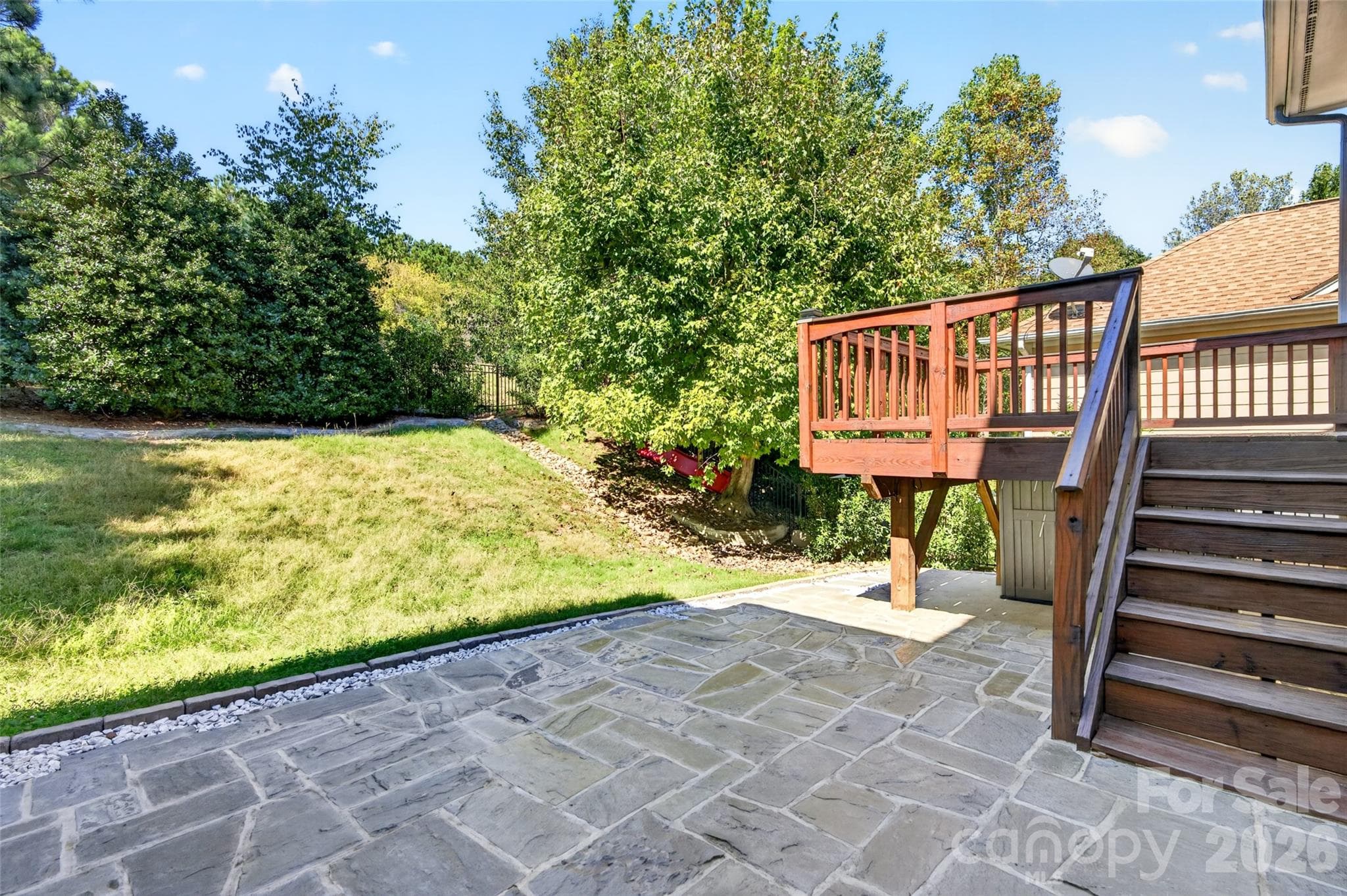 Back stairs - 231 Fairview Lane, Davidson