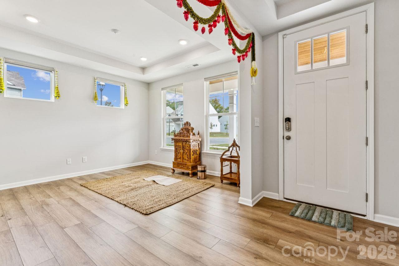 Entryway into formal dining room - 8704 Frank Grier Road, Charlotte