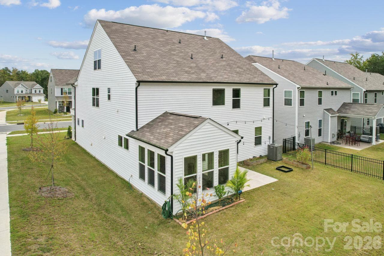 Backyard and patio - 8704 Frank Grier Road, Charlotte