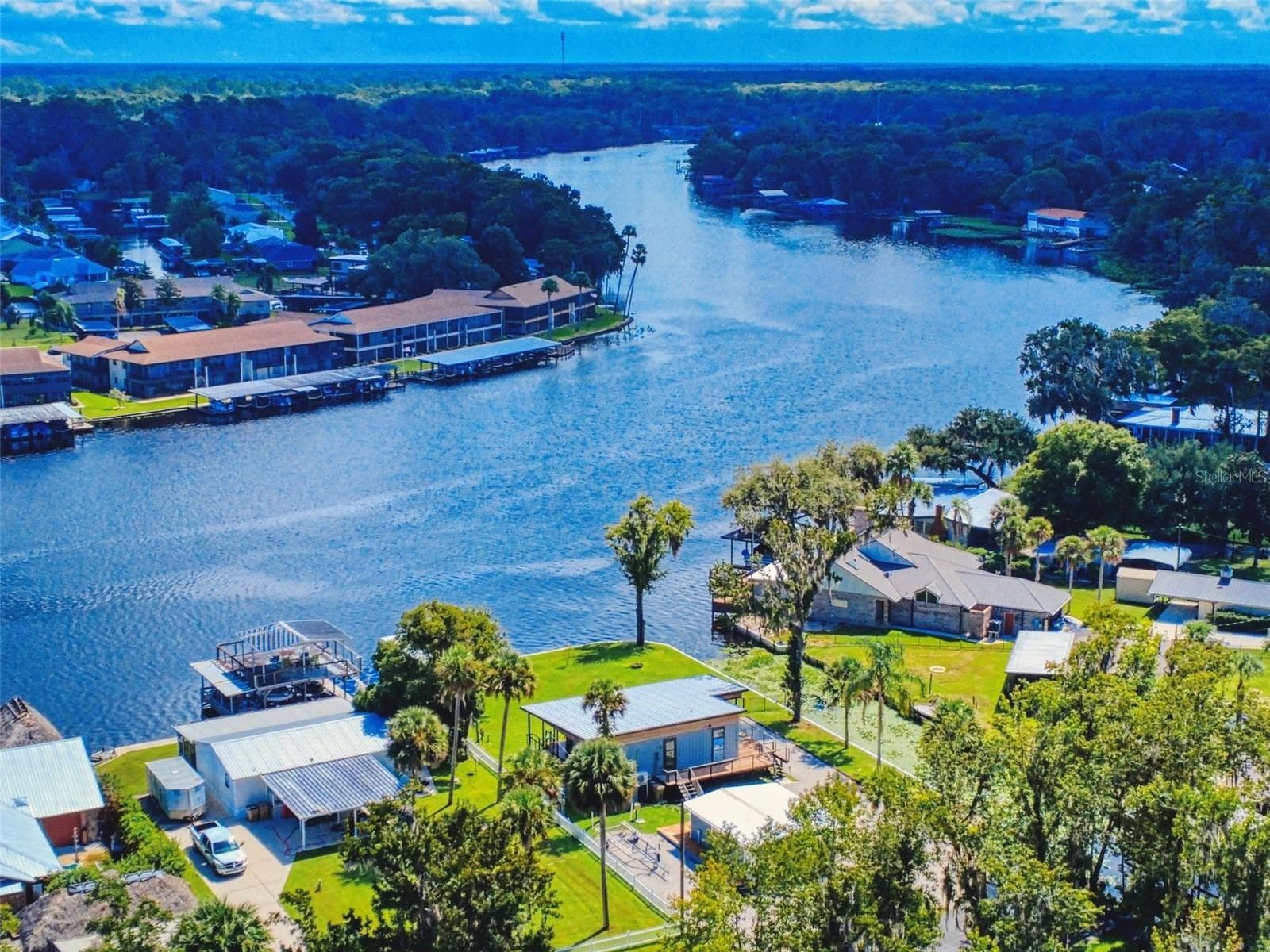 aerial view - 56108 SAWGRASS RD, ASTOR