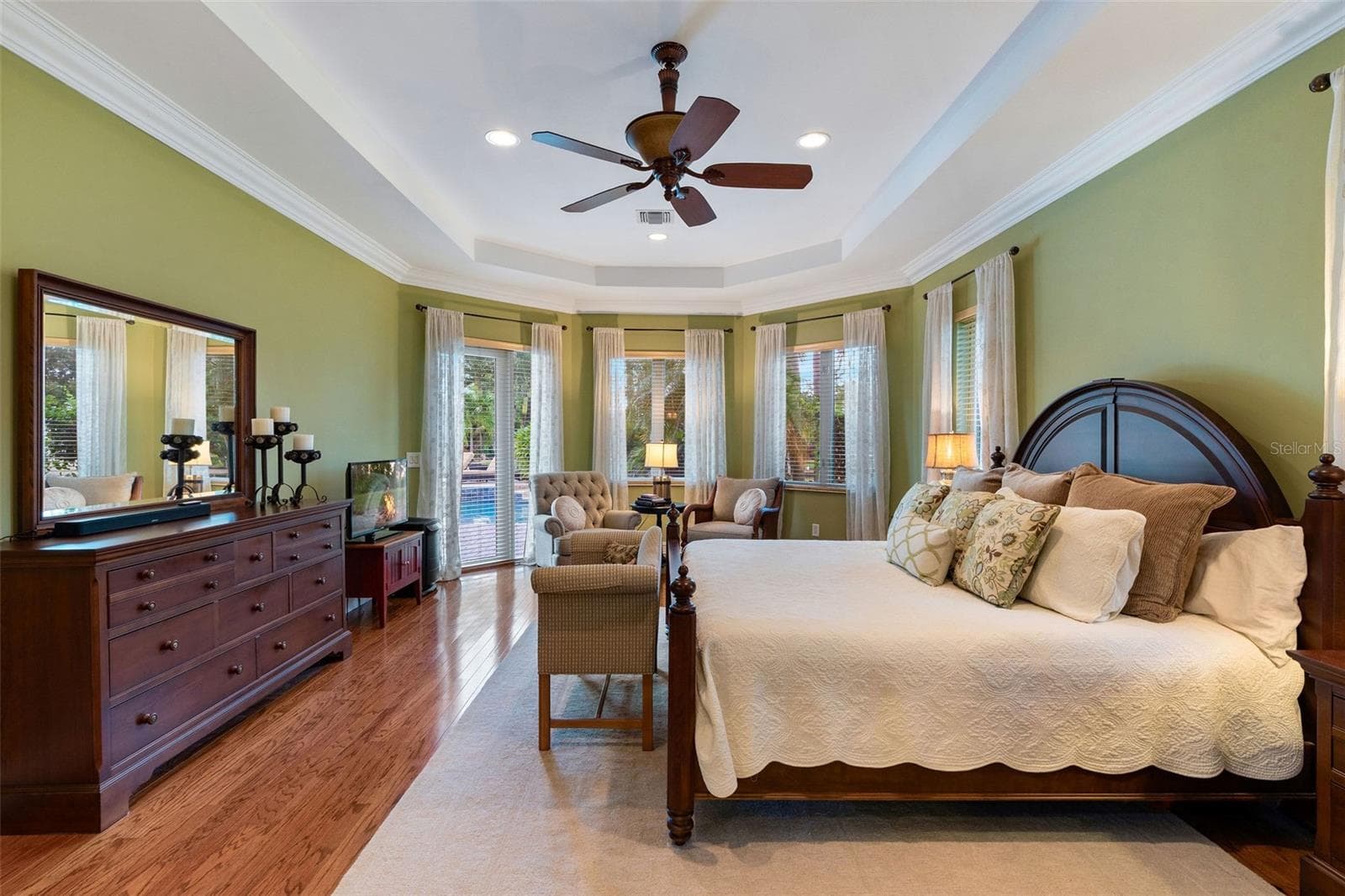 Primary bedroom on main floor - 3800 SW 137TH AVE, MIRAMAR