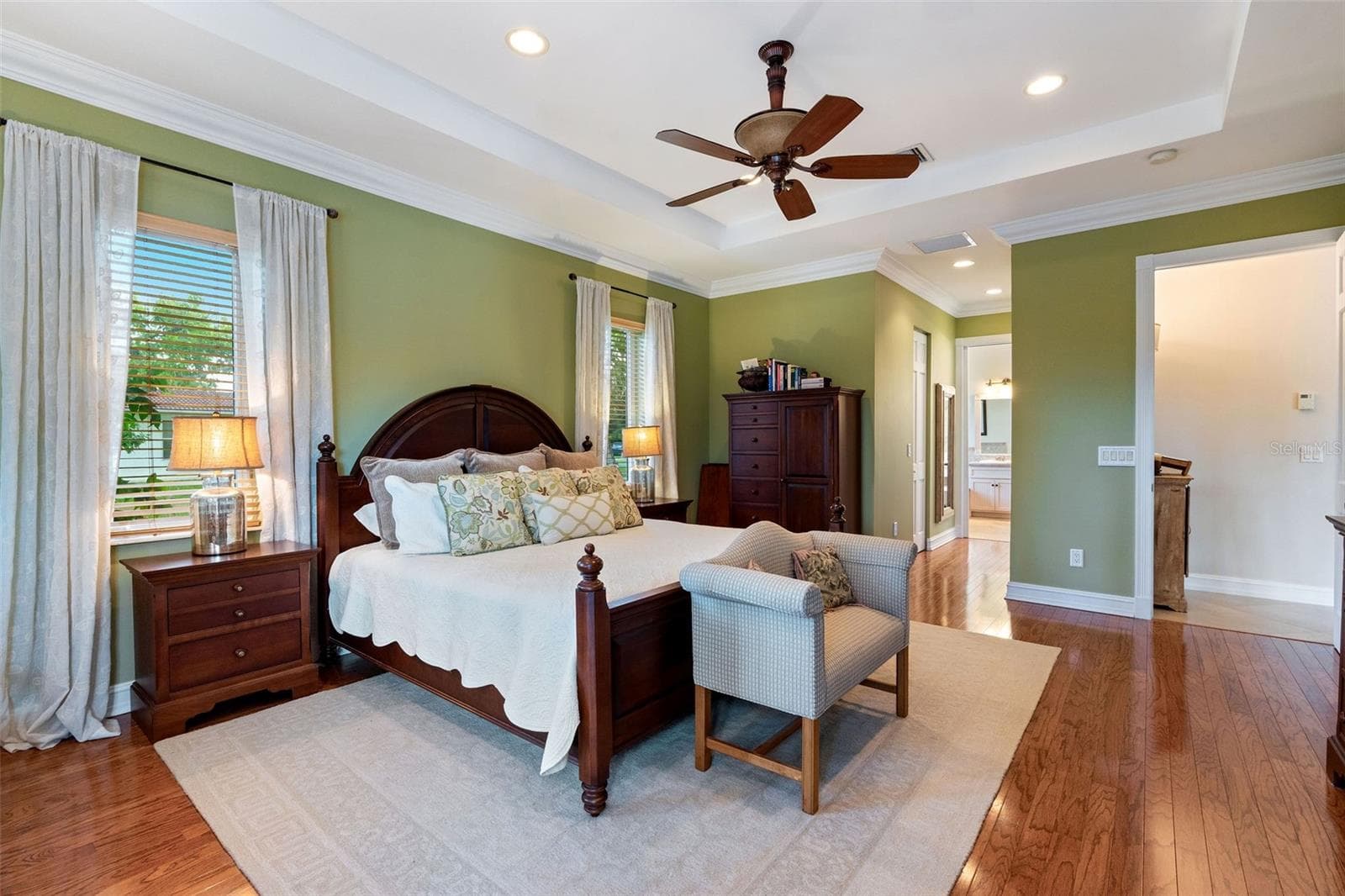 Primary bedroom on main floor - 3800 SW 137TH AVE, MIRAMAR