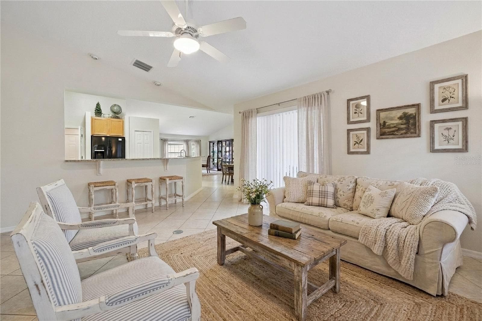 Virtually Staged Formal Living Room - 21101 BRAVEHEART DR, LEESBURG