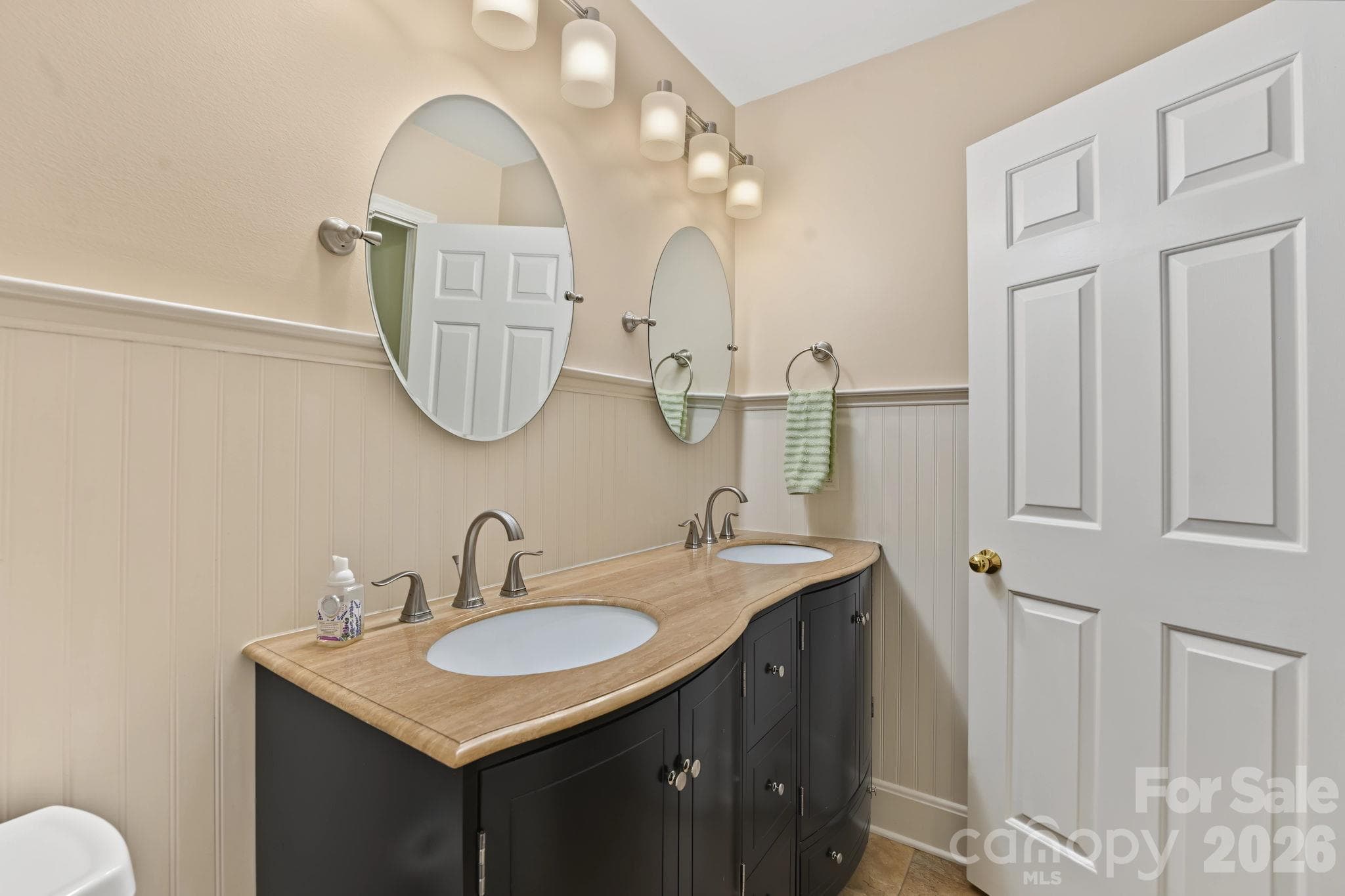 Lovely finishes in this updated primary bathroom - 420 English Ivy Court, Fort Mill