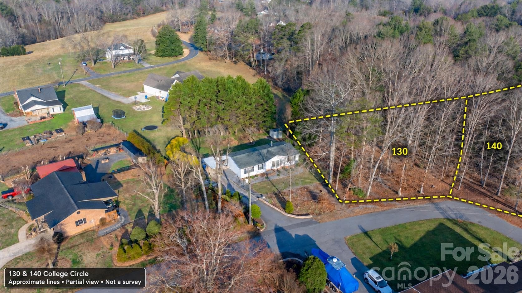Lot at 130 + 140 College Circle, Connelly Springs, photo 3 of 11