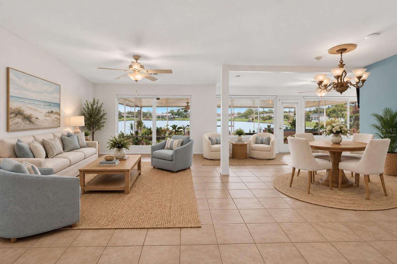 virtually staged - 1003 ANDOVER CIR, SUN CITY CENTER