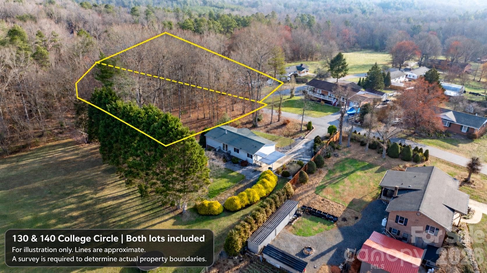 Lot at 130 + 140 College Circle, Connelly Springs, photo 4 of 11