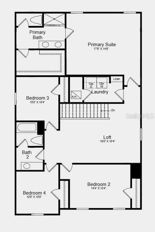 Additional Highlights Include: laundry package, refrigerator, and 2" faux blinds throughout. - 5351 LOGGIA LN, KISSIMMEE