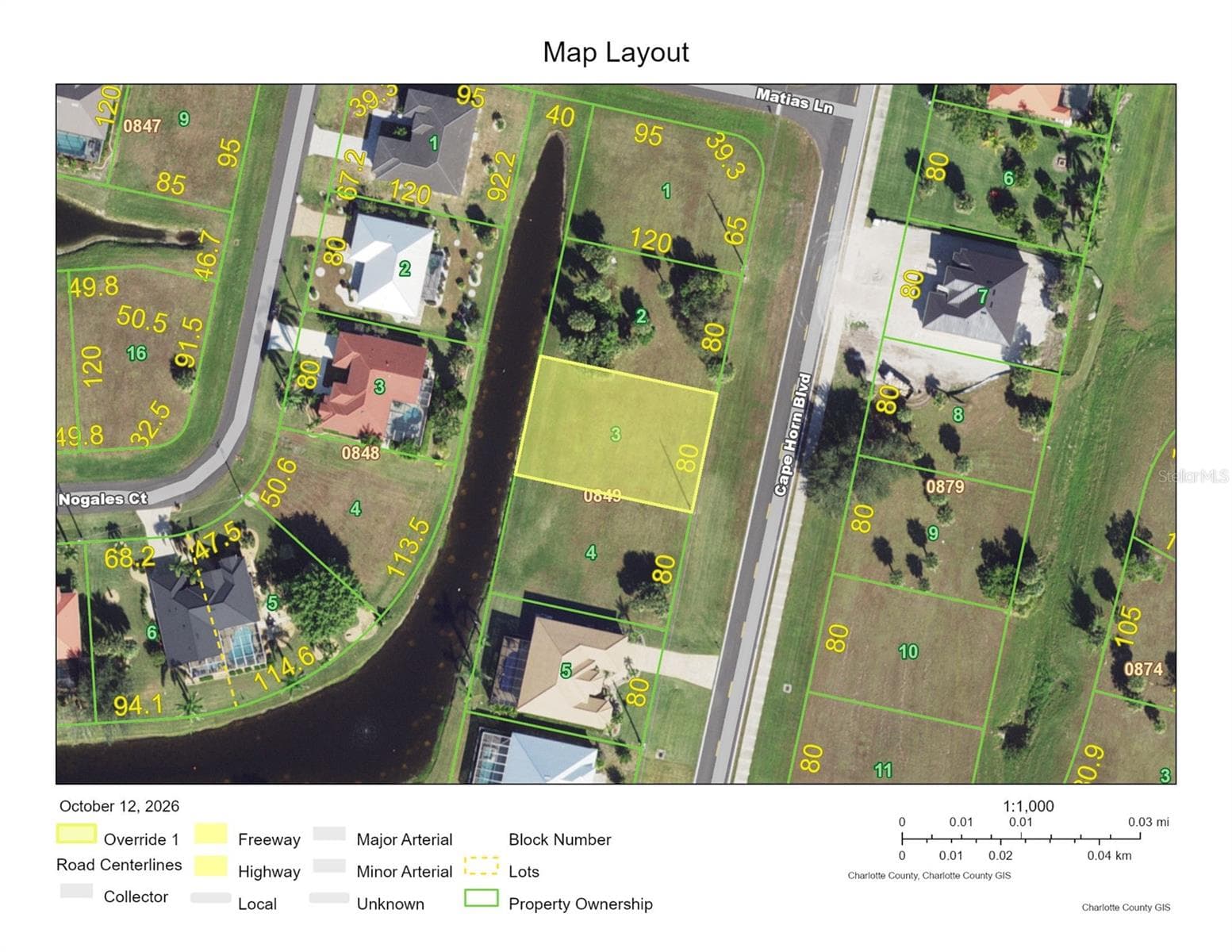 Land at 16357 CAPE HORN BLVD, PUNTA GORDA, photo 2 of 8