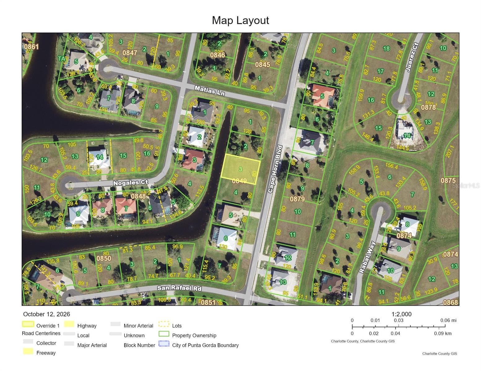 Land at 16357 CAPE HORN BLVD, PUNTA GORDA, photo 3 of 8