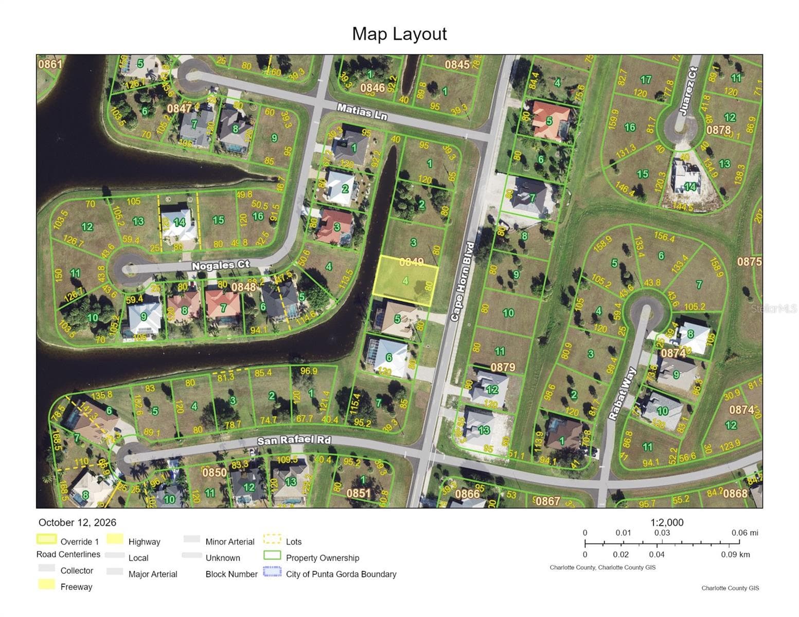 Land at 16365 CAPE HORN BLVD, PUNTA GORDA, photo 3 of 8