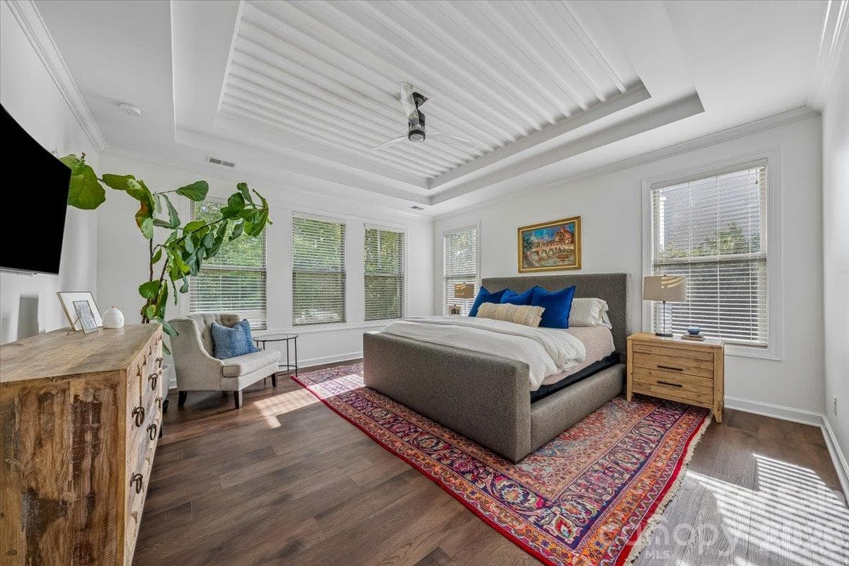 Primary Bedroom on Main Floor - 1219 Arges River Drive, Fort Mill