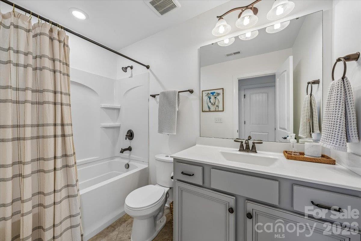 Guest Bathroom for Bonus Room and Second Bedroom - 1219 Arges River Drive, Fort Mill