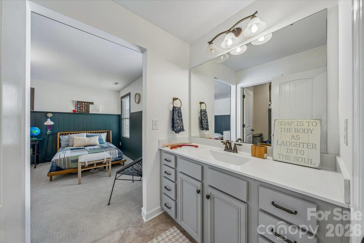 Bathroom connected Bedrooms Three and Four - 1219 Arges River Drive, Fort Mill