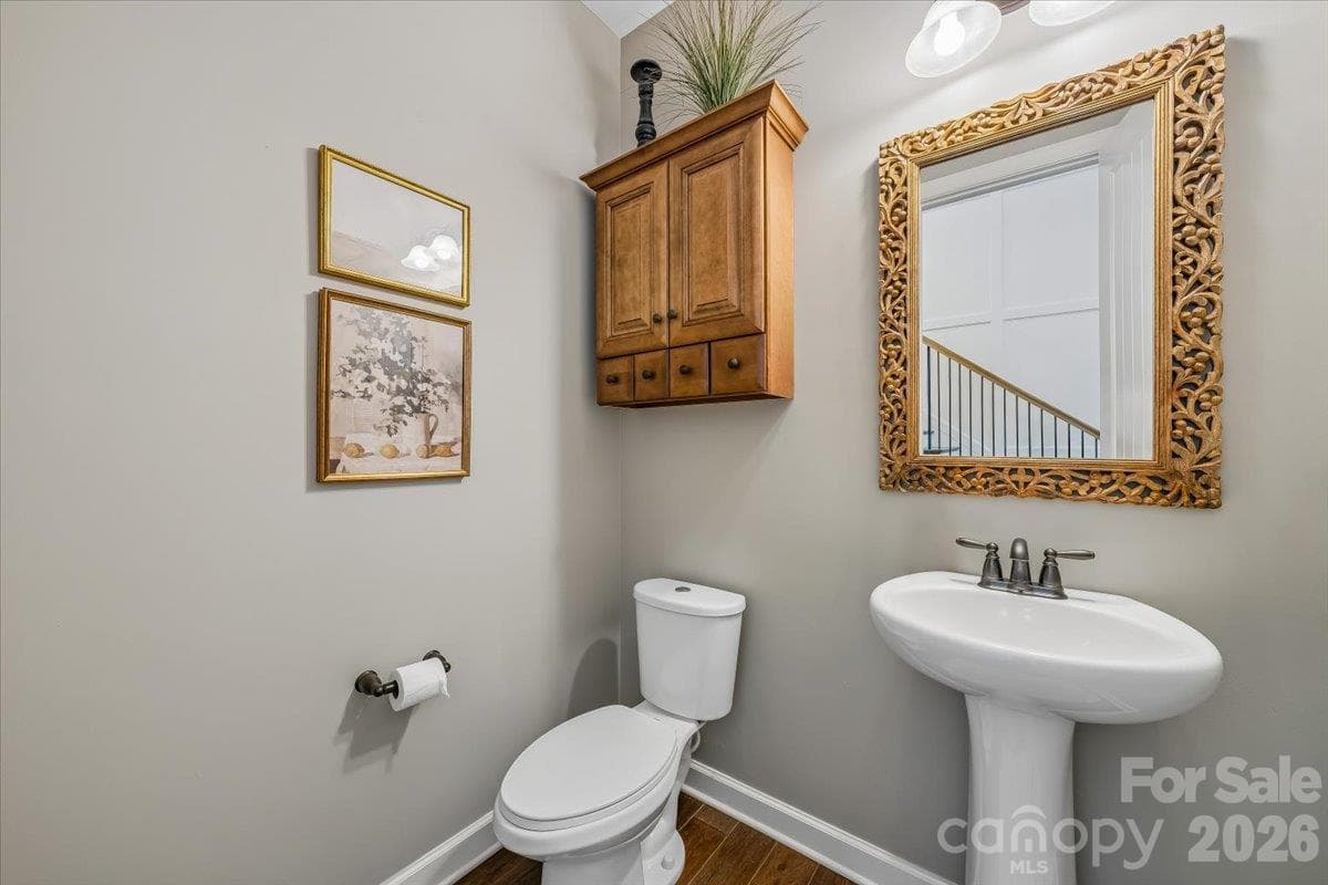 Half Bathroom on Main Level - 1219 Arges River Drive, Fort Mill
