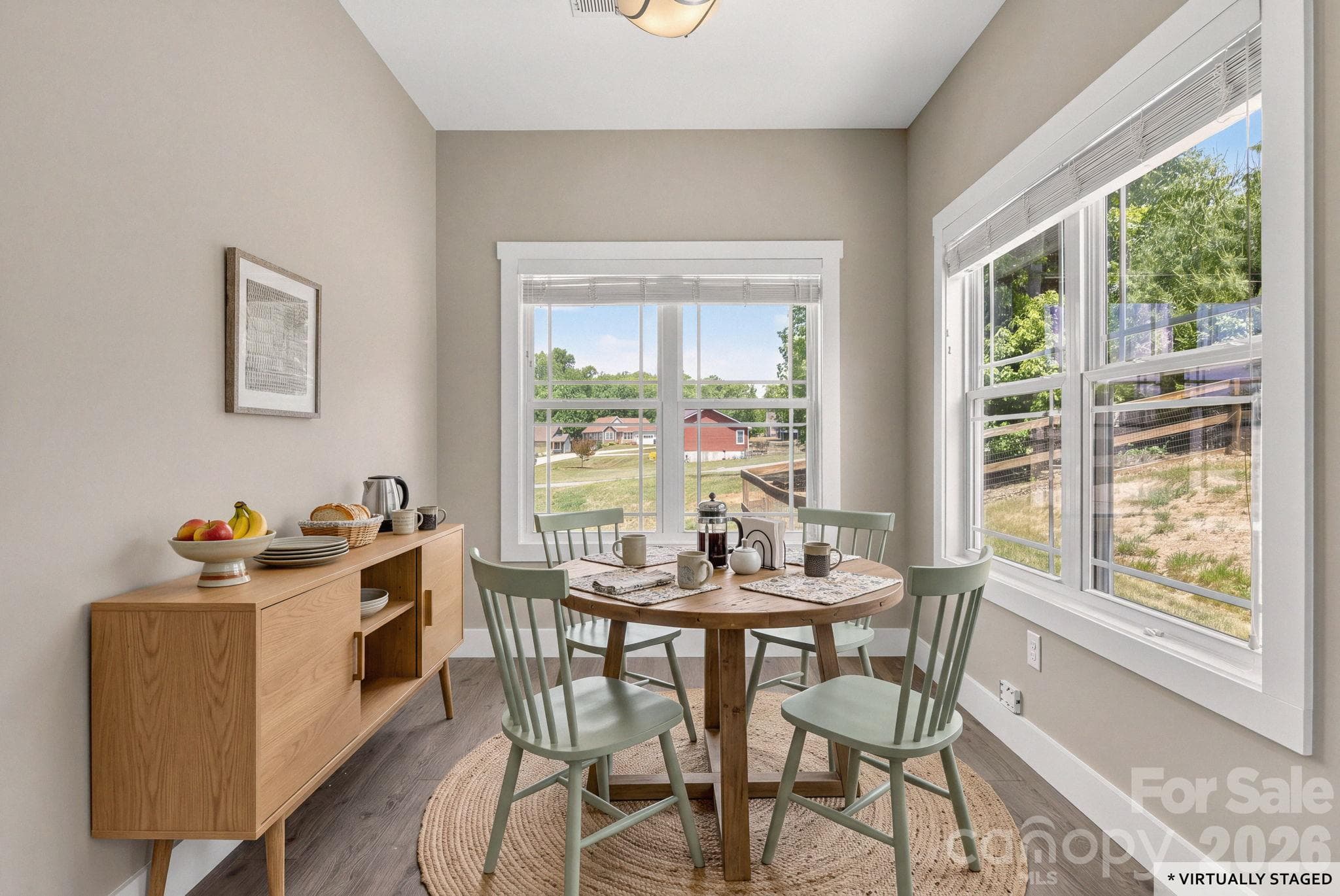Virtually Staged Kitchen area - 133 Asher Lane, Etowah