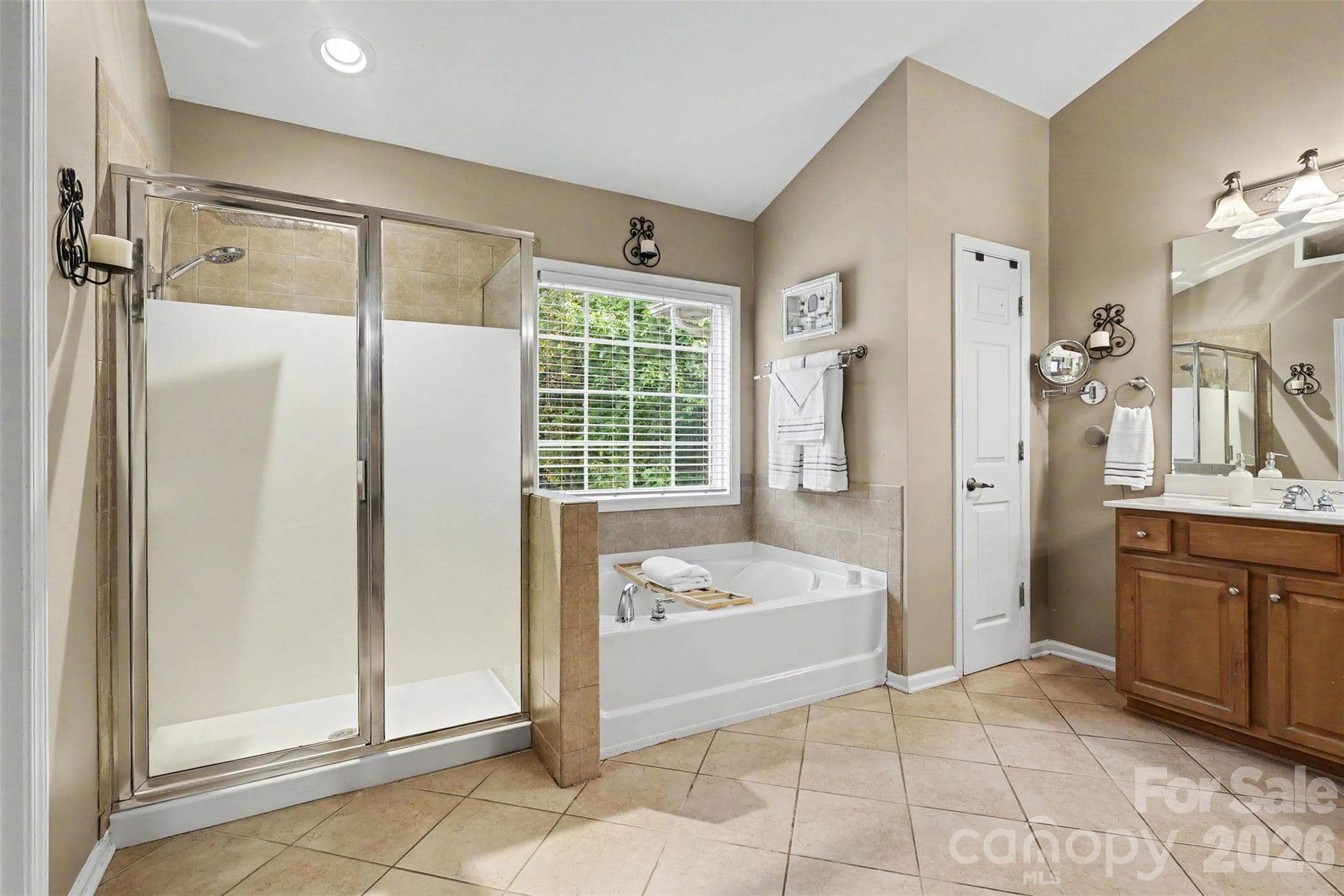 Primary Bathroom - 5221 Turkey Oak Drive, Mint Hill