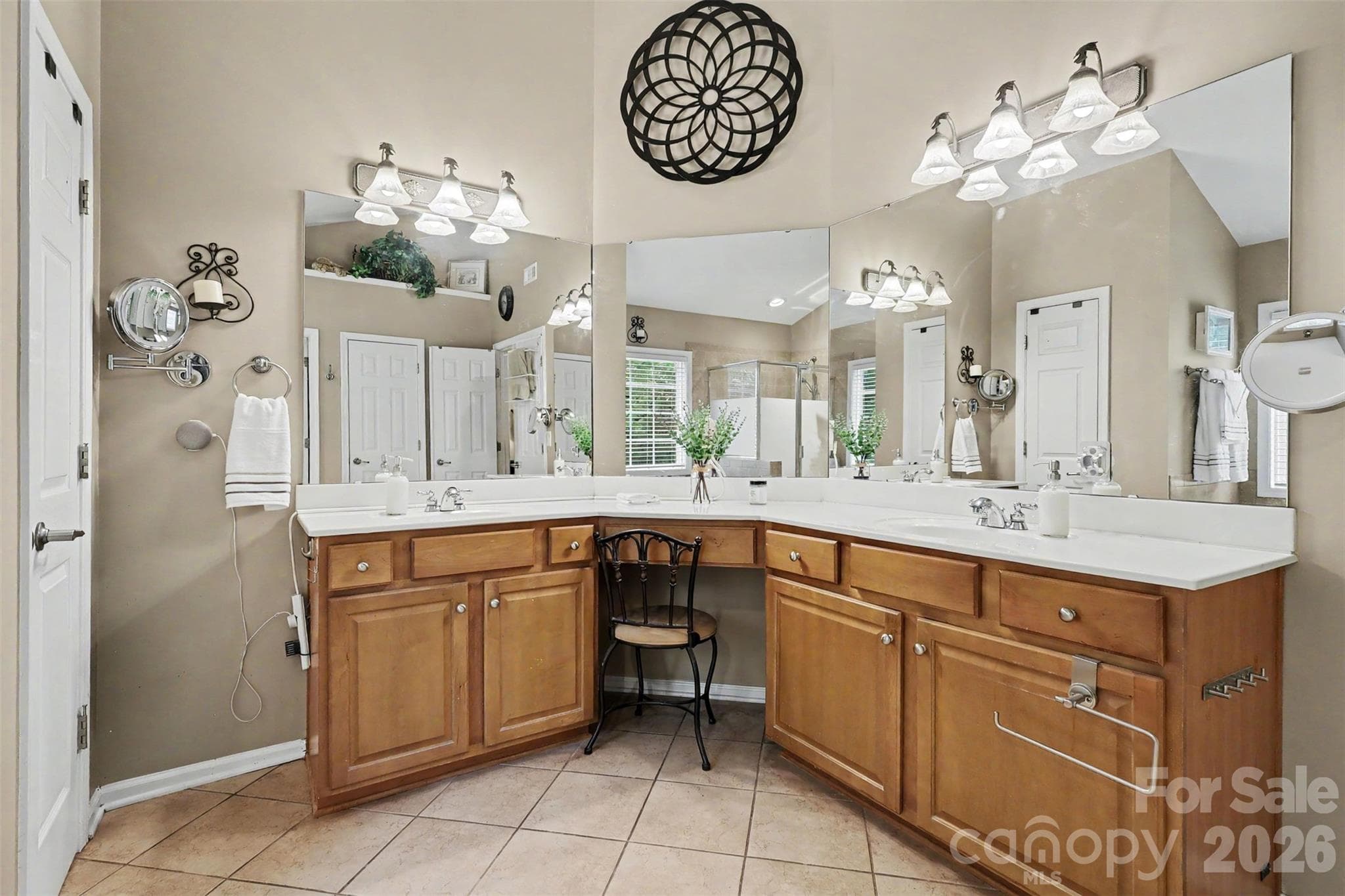 Primary Bathroom - 5221 Turkey Oak Drive, Mint Hill