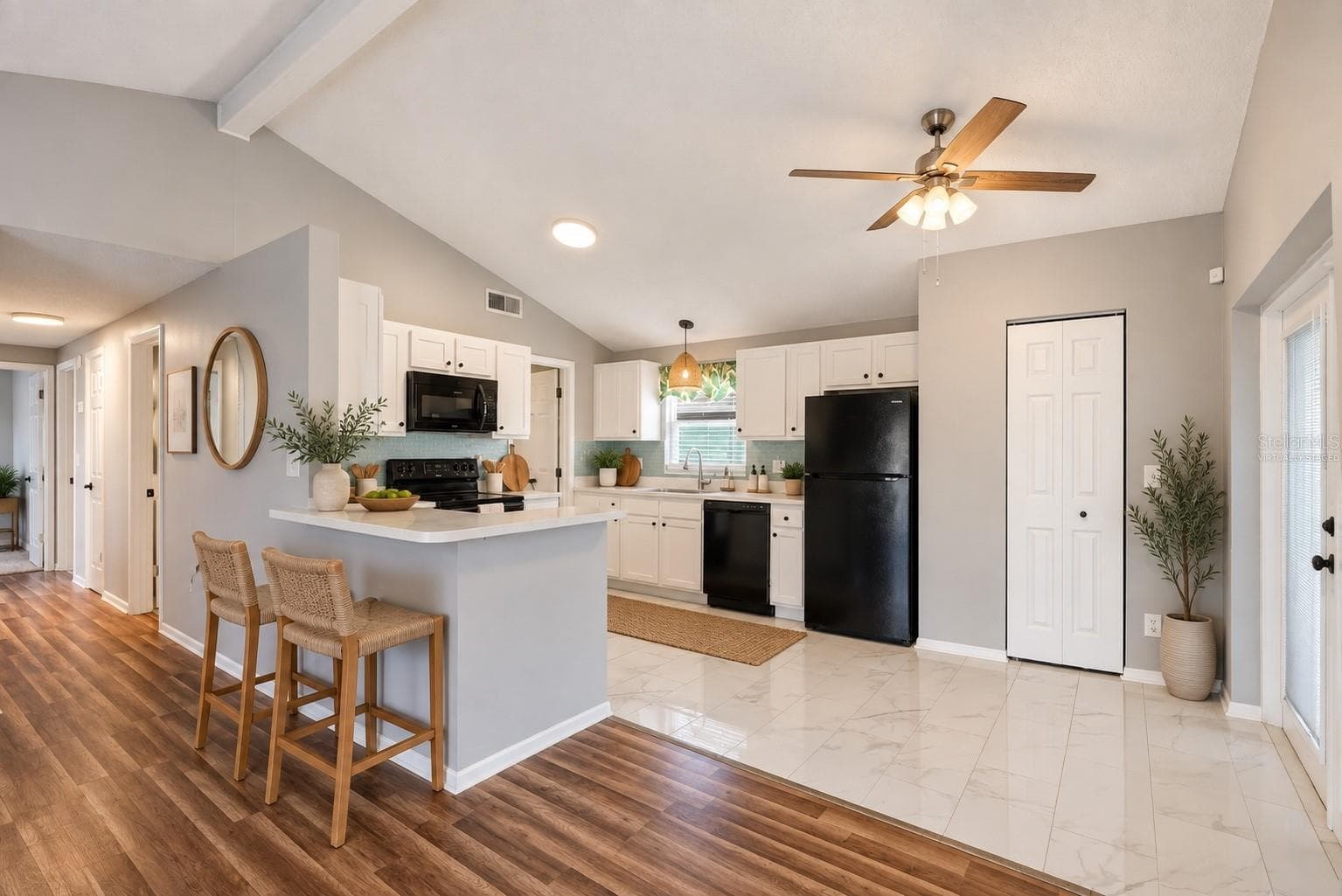 Kichen- Virtually Staged - 8704 MARLIN CT, TAMPA