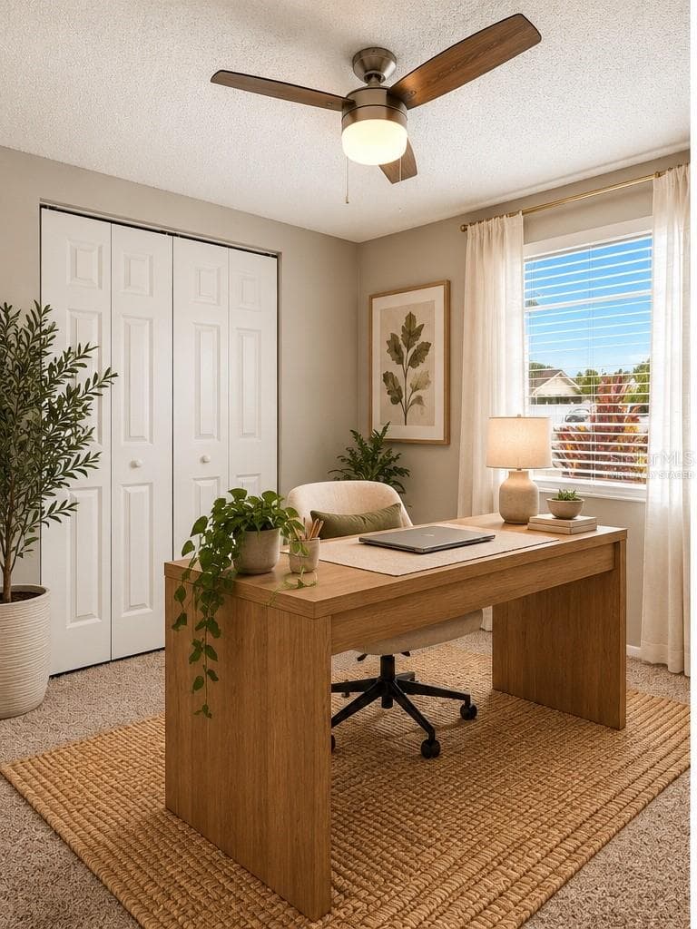 Bedroom #3- Virtually Staged - 8704 MARLIN CT, TAMPA
