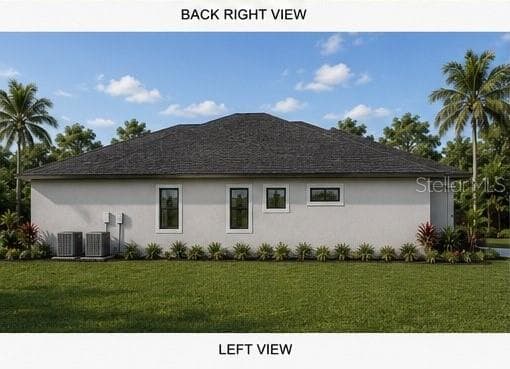 Rendering - home not yet built - Left Side view - 2202 NAMIOT CIR, NORTH PORT