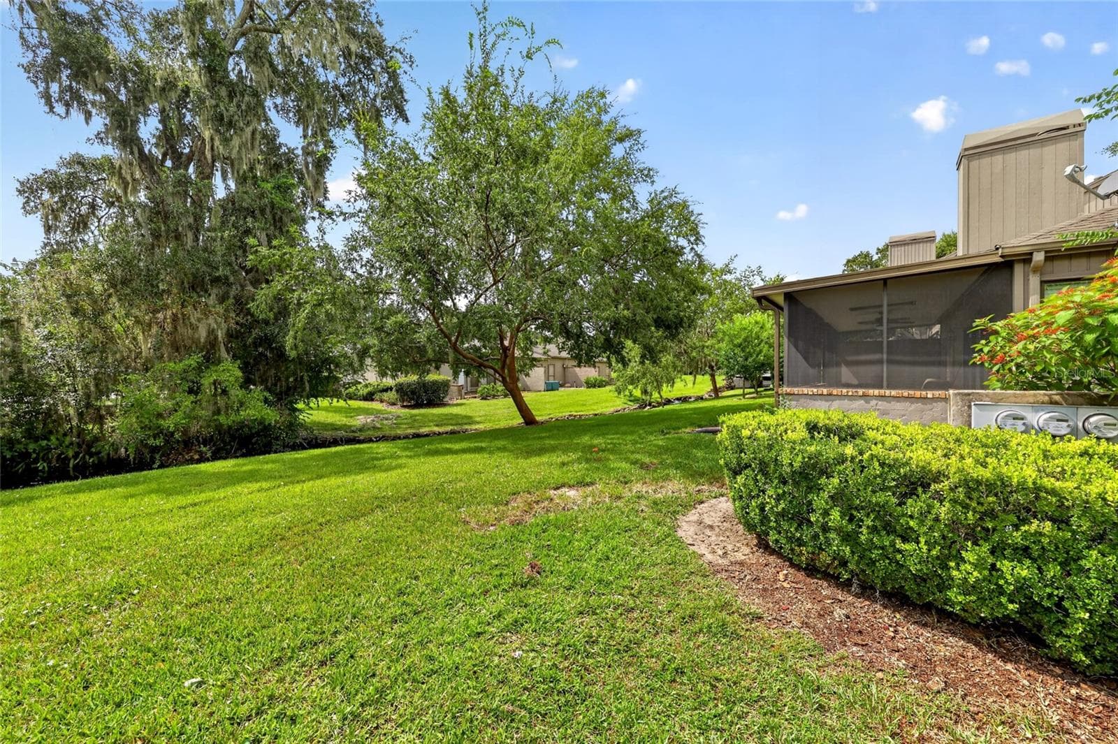 Side Yard Looking at Stream - 1731 SE CLATTER BRIDGE RD, OCALA