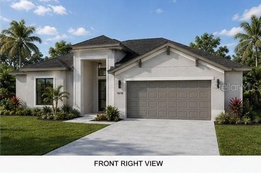 Rendering - home not yet built - Front Right view - DOMINIC ST, NORTH PORT