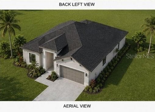 Rendering - home not yet built - Aerial view - DOMINIC ST, NORTH PORT