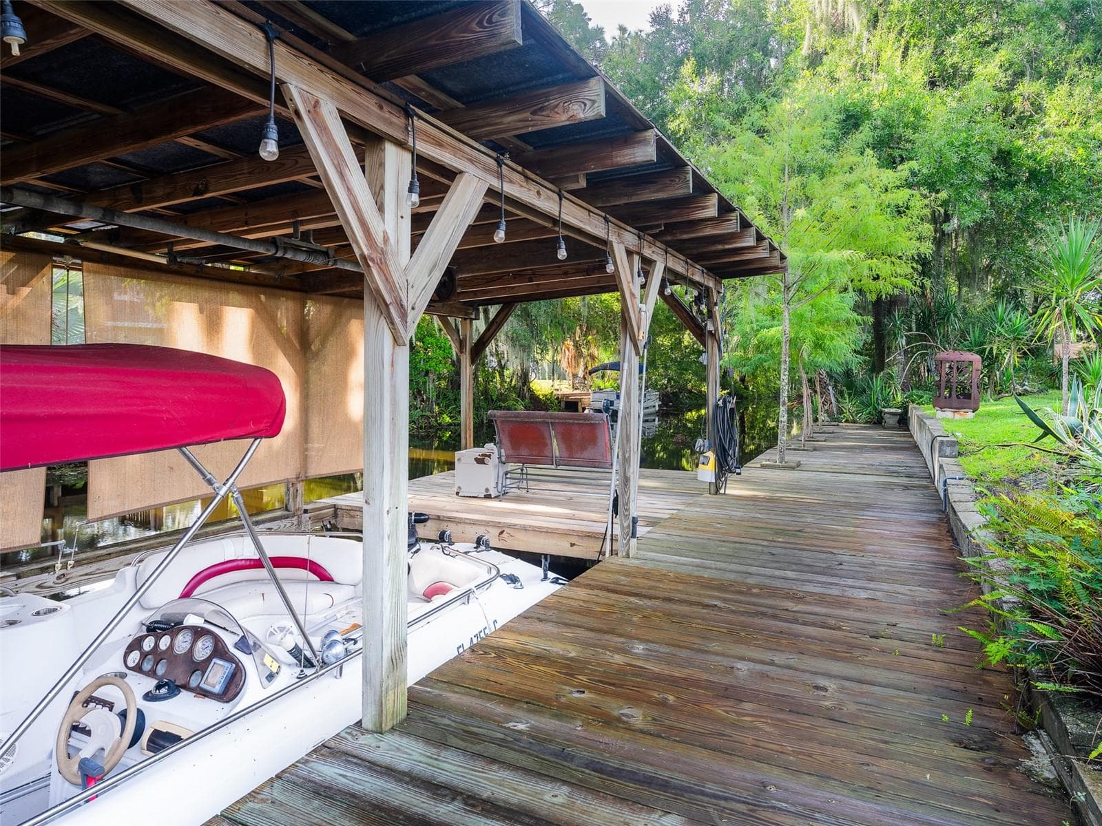 Covered Boat Dock - 35546 CALLA CT, LEESBURG