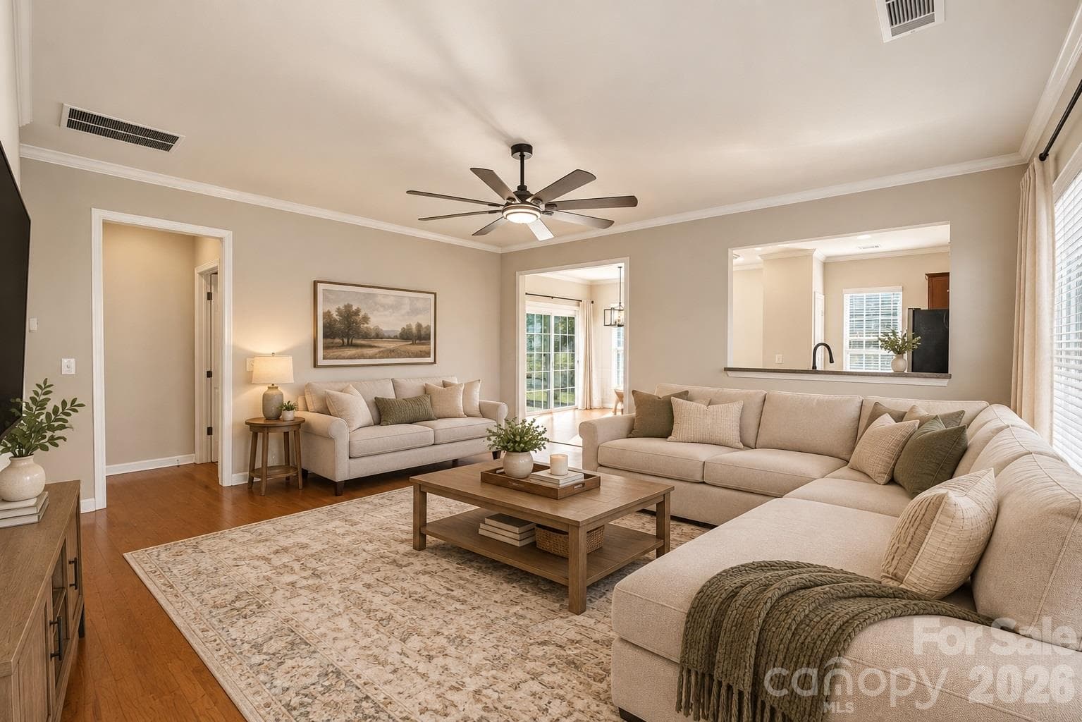 Virtually Staged Great Room - 2047 Sweetleaf Drive, Indian Land