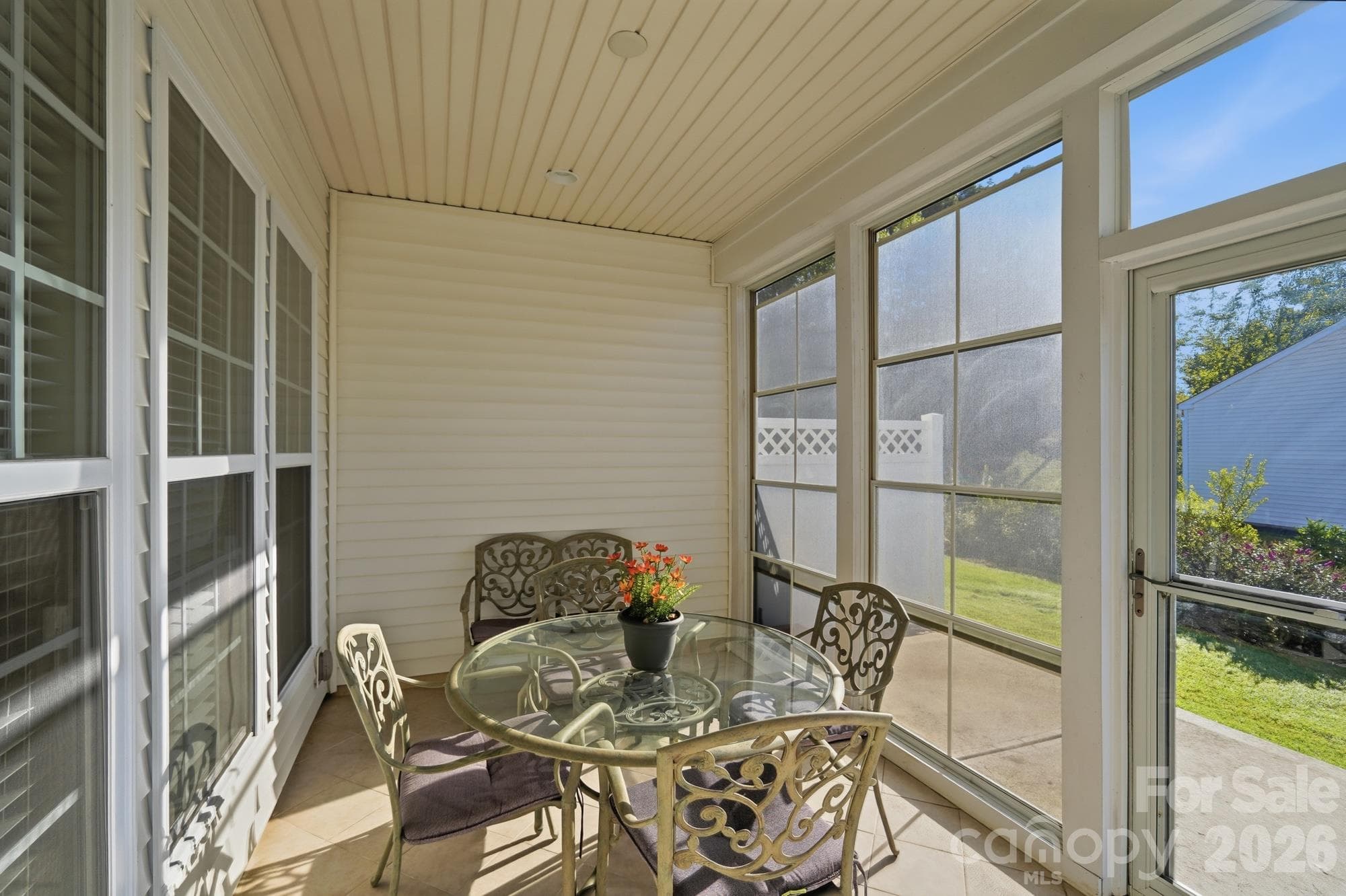 Cozy 3-Season Room for morning coffee or enjoying cool fall evenings with friends. - 2047 Sweetleaf Drive, Indian Land